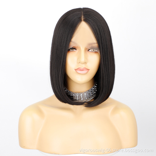 Vigorous Women wigs T Lace Front Hair Synthetic Straight Wigs Honey Blonde Highlights Wigs Heat Resistant for Daily Party Use